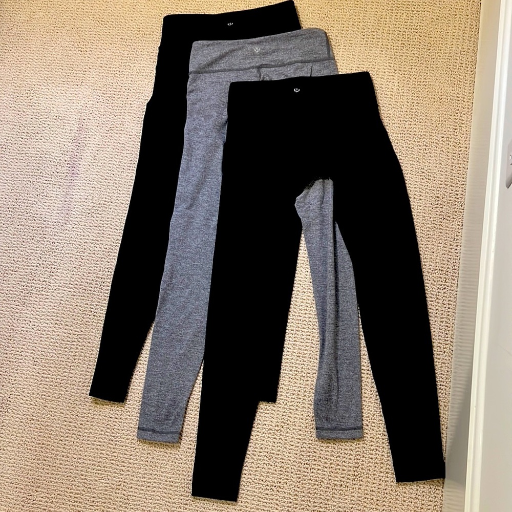 Set of Three Lululemon Leggings